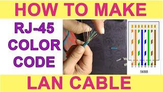 LAN CABLE COLOUR CODE IN HINDI