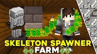 UNLIMITED BONE & XP FARMI  Minecraft How to Make Skeleton Spawner Farm ? l Minecraft Systems