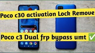 poco c3 Dual activation and frp unlock umt