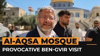 Israel’s Ben-Gvir leads provocative visit to Al-Aqsa Mosque  AJ #Shorts