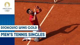 Novak Djokovic wins gold in Mens Tennis Singles    Paris 2024 Highlights