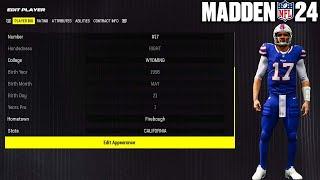 Madden 24 - How to edit player gear equipment and appearance