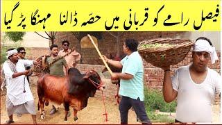 faisal rame nai dala qurbani mai hissa  comedy show