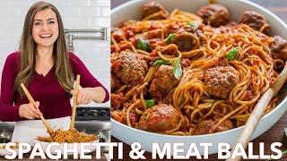 How To Make Spaghetti and Meatballs Recipe  Homemade Marinara Sauce