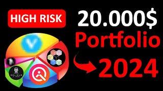 So würde ich Jetzt 20.000$ Investieren  High Risk Krypto Portolio