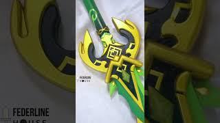 Primordial Jade Cutter Weapon Cosplay Props  Genshin Impact