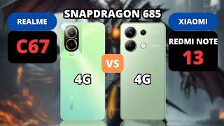 Realme C67 vs Redmi Note 13  Who is Better?  PHONE COMPARISON