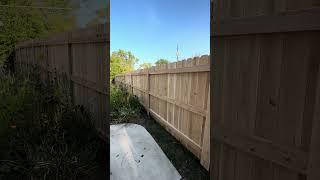 6’ Cedar Fence With Steel Posts