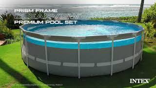 Piscina Desmontable Prisma Frame Clearview  INTEX