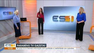 Íntegra do ES1  ESTV 1ª Edição 11092021  Especial de 45 Anos da TV Gazeta ES