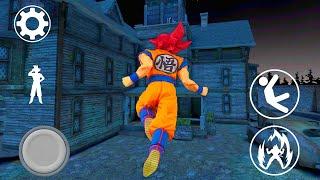 Playing As Super Saiyan God Goku In Granny 3