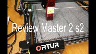 Ortur Laser Master 2 s2 engraver cutter and accessories with review C&T episode 237
