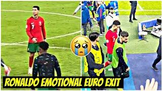 EMOTIONAL Cristiano Ronaldo on the Brink of Tears as Portugal Heartbreakingly Exits Euro vs France