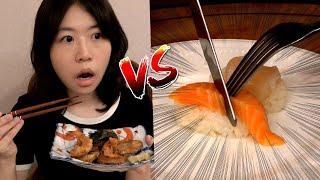 How Westerners Eat Asian Food vs How Asians Eat Western Food