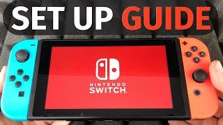 How to Set Up New Nintendo Switch  Beginners Guide  First Time Turning On