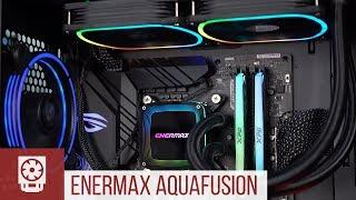 Enermax Aquafusion 240 Wasserkühlung mit adressierbarer RGB Beleuchtung Werbung