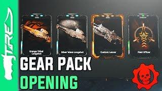 MULTIPLE LEGENDARIES - Gears of War 4 Gear Packs Opening - 5 ELITE GEAR PACKS Pack Opening