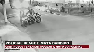 Policial reage a assalto e mata bandido em Vitória