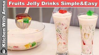 Fruits Jelly Drinks  Simple and Easy to make  Fruity Tapioca Jelly Drink