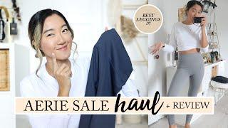 AERIE SALE HAUL & REVIEW What I Got For $325  Best Leggings?