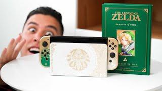 Zelda Tears of the Kingdom OLED SWITCH UNBOXING + GAMEPLAY