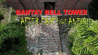 BANTAY BELL TOWER  After Earthquake Aerial Drone Shots  July 27 2022