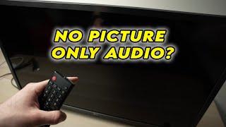 LG Smart TV How to Fix No Picture on the Screen Only Audio