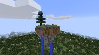 Как построить летающий остров в minecraft #7