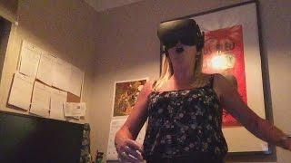 Funny first time Oculus Rift reaction of a potty mouth
