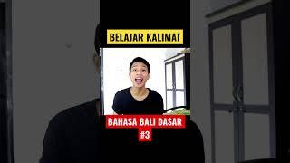 Kalimat simple Bahasa Bali Dasar #bahasabali #belajarbahasabali