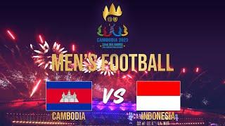 CAMBODIA VS INDONESIA  U22 MENS FOOTBALL  SEA GAMES 2023 - CAMBODIA #seagames2023 #cambodia2023