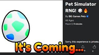 Big Games is working on the NEW Pet Sim RNG Game