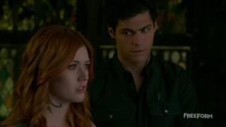 Shadowhunters 2x04 Clary Sees Alec Killing her Mom Scene Season 2 Episode 4