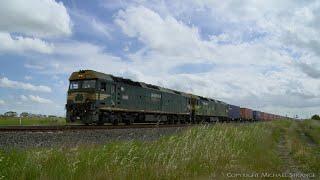 4KM1 Pacific National Containerized Logs 28102020 - PoathTV Australian Trains & Railways