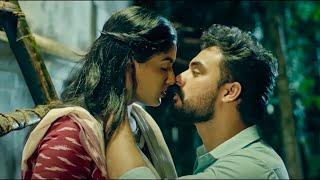 Village girl kissing scene...  English Romantic Scene  Train  Tovino Thomas  Samyuktha #love