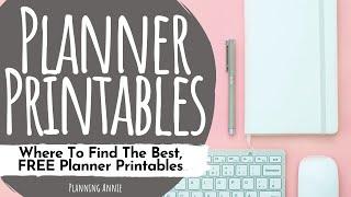 Free Planner Printables