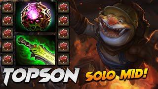 Topson Techies - SOLO MID - Dota 2 Pro Gameplay Watch & Learn