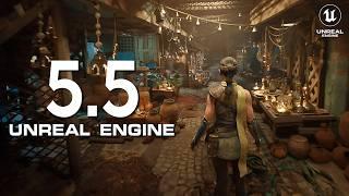 New Unreal Engine 5.5 Looks SUPER PHOTOREALISTIC on PS5  Real-Time 4K Gameplay Tech Demo 2024