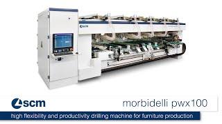 SCM morbidelli pwx100 - high flexibility and productivity drilling machine for furniture production