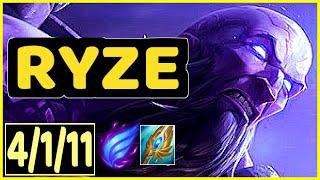 RYZE VS FIZZ - 4111 KDA MID GAMEPLAY