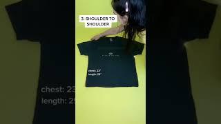 How to Measure a T-shirt