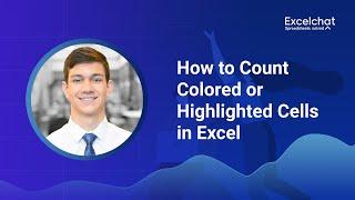 How to Count Colored or Highlighted Cells in Excel