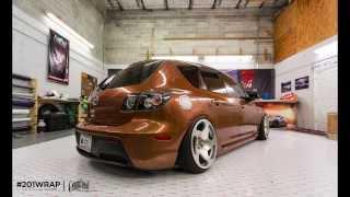 The Worlds Fastest Color Change Car Wrap on a Mazda3 -Arlon Certification at Paint is Dead