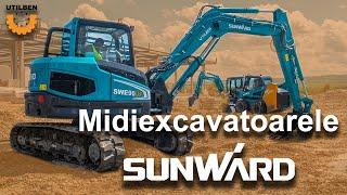 Midiexcavatoare Noi - Sunward 6 tone - 9 tone - stoc UTILBEN