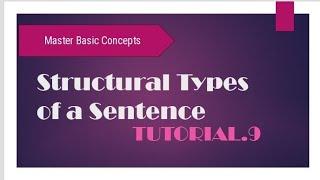 Types of a Sentence structural