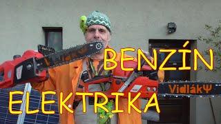 Benzínová vs elektrická motorová pila - ekonomika provozu