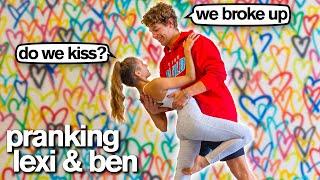 KISSING ex-BOYFRIEND PRANK *Bad Idea* Lexi Rivera & Ben Azelart