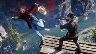 Red Dead Redemption 2 4K 60FPS - Funny & Brutal Moments Vol. 142 Euphoria Ragdolls