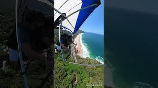 Hang gliding offers an exhilarating dance with the wind. #beach #brazil #travel #fly #riodejaneiro