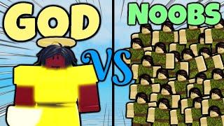 30 NOOBS versus 1 GOD  Booga Reborn